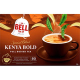 Bold black tea blend from Kenya and Ceylon with 80 bags, 100% Rainforest Alliance certified, packed sustainably in NZ.