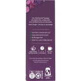 A delightful blend of blackcurrant, apple, and elderberry fruit tea, caffeine-free for hot or iced enjoyment.