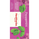 A soothing cup of Healtheries Herbal Tea Peppermint, perfect for digestion and relaxation, with a refreshing flavor and aroma.