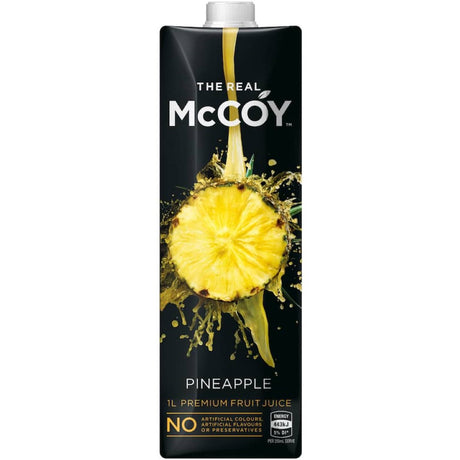 Mccoy Fruit Juice Pineapple, a refreshing, pure pineapple juice with natural sweetness and no artificial additives.