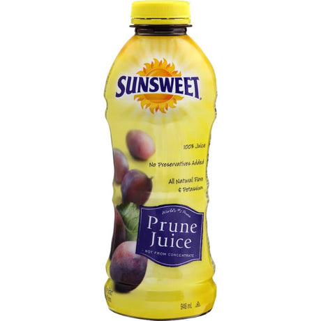 Sunsweet Fruit Juice Prune, 100% natural juice from plump prunes with essential nutrients and no added sugars.