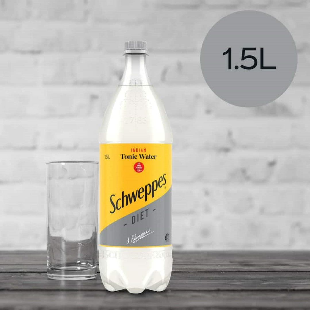 Schweppes Drink Mixers Diet Indian Tonic Water 1.5L