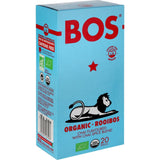 Aromatic Bos Chai Tea Organic Rooibos blends rooibos with chai spices for a caffeine-free, soothing tea experience.