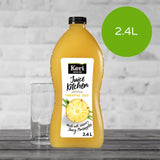 Keri Premium Pineapple Juice in 1L and 2.4L bottles offers natural, sugar-free tropical refreshment and health benefits.