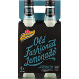 Classic Schweppes Lemonade with 5% real lemon juice in glass bottles, offering a refreshing and zesty flavor.