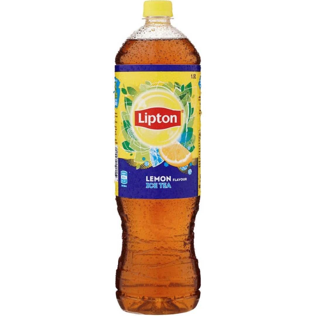 Refreshing Lipton Ice Tea Citrus in a 1.5L bottle, combining zesty citrus flavors with premium black tea for ultimate thirst-quenching.
