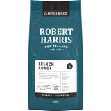 Rich and bold Robert Harris Plunger & Filter Grind French Roast coffee, perfect for a smooth, robust brewing experience.