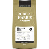 Robert Harris Coffee Beans Arabica Gold, a premium selection offering rich, smooth flavor and aromatic nuances for coffee lovers.