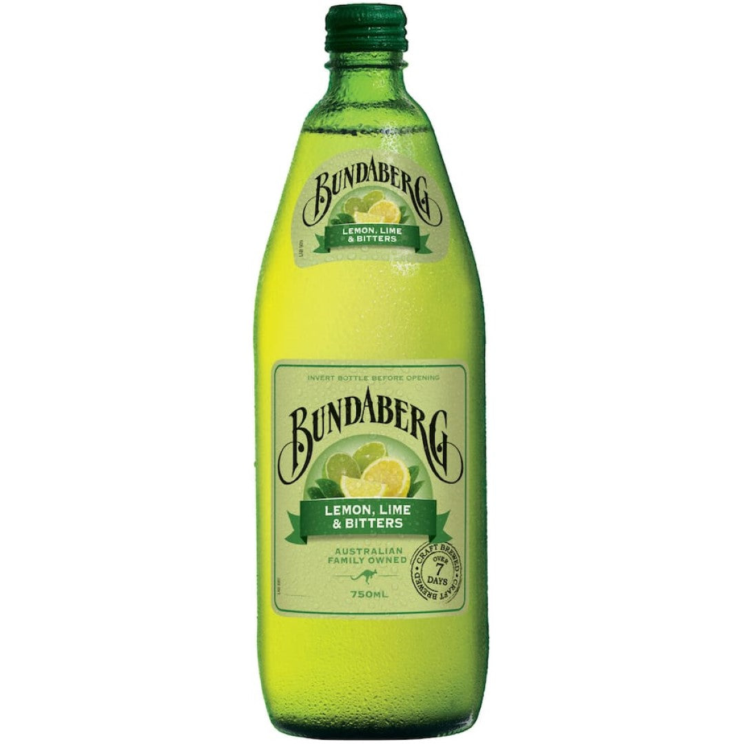 Bundaberg Lemon, Lime & Bitters  Screw top 750mL