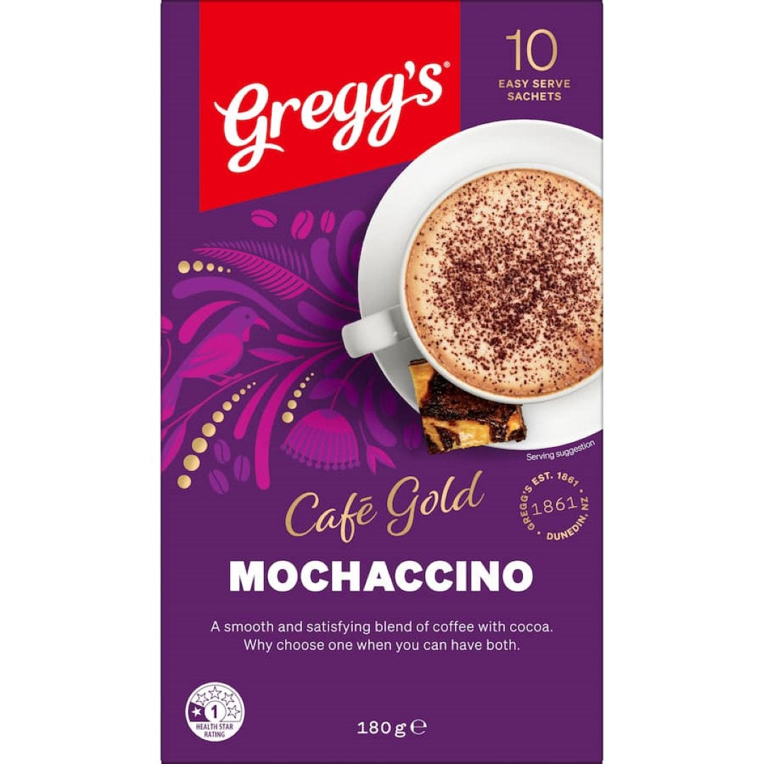 Greggs Café Gold Mochaccino 10 Sachets