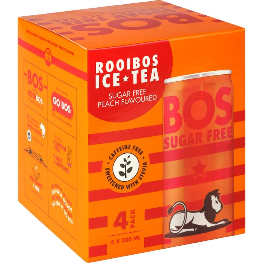 Bos Ice Tea Sugar Free Peach