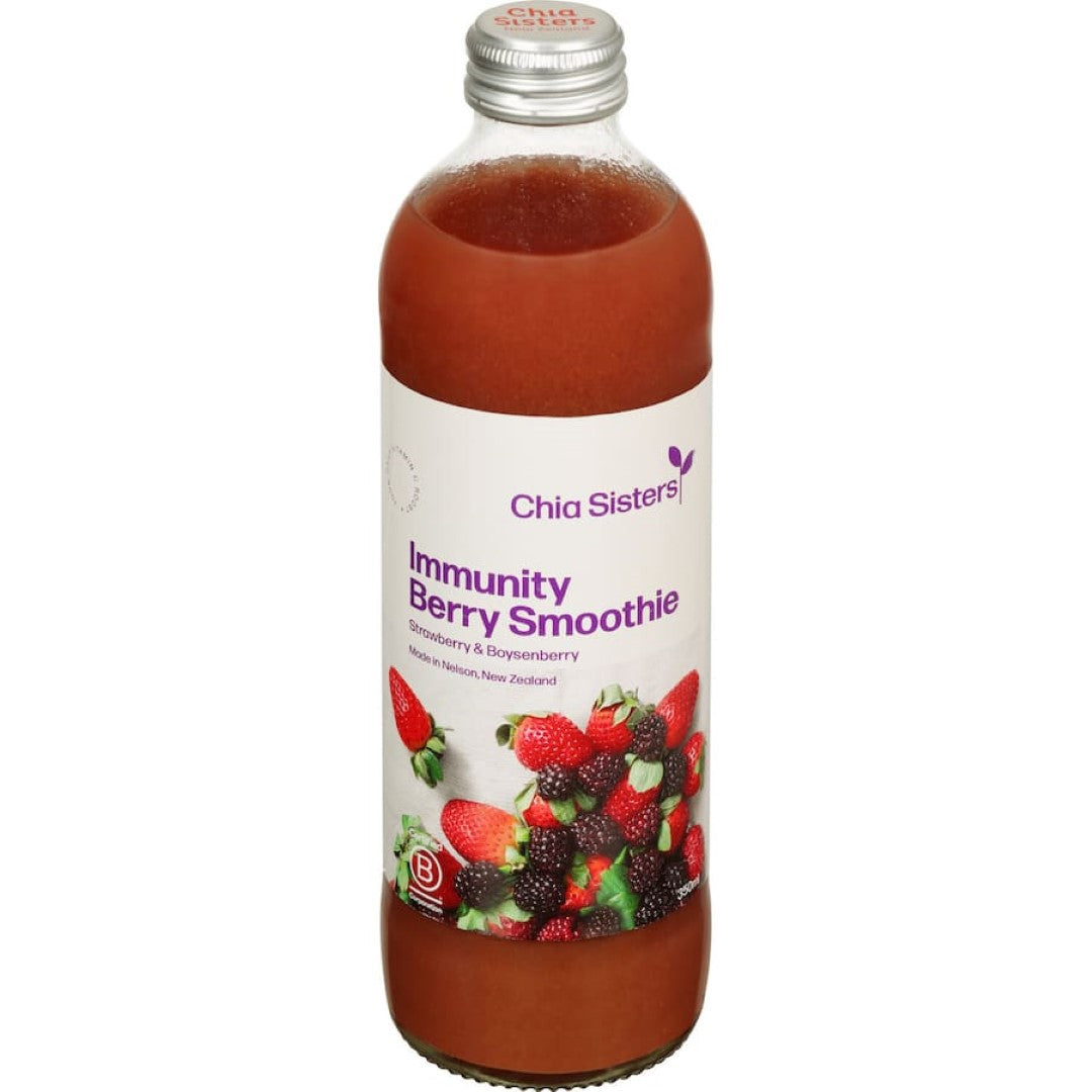 Chia Sisters Fruit Drink Immunity Berry Smoothie