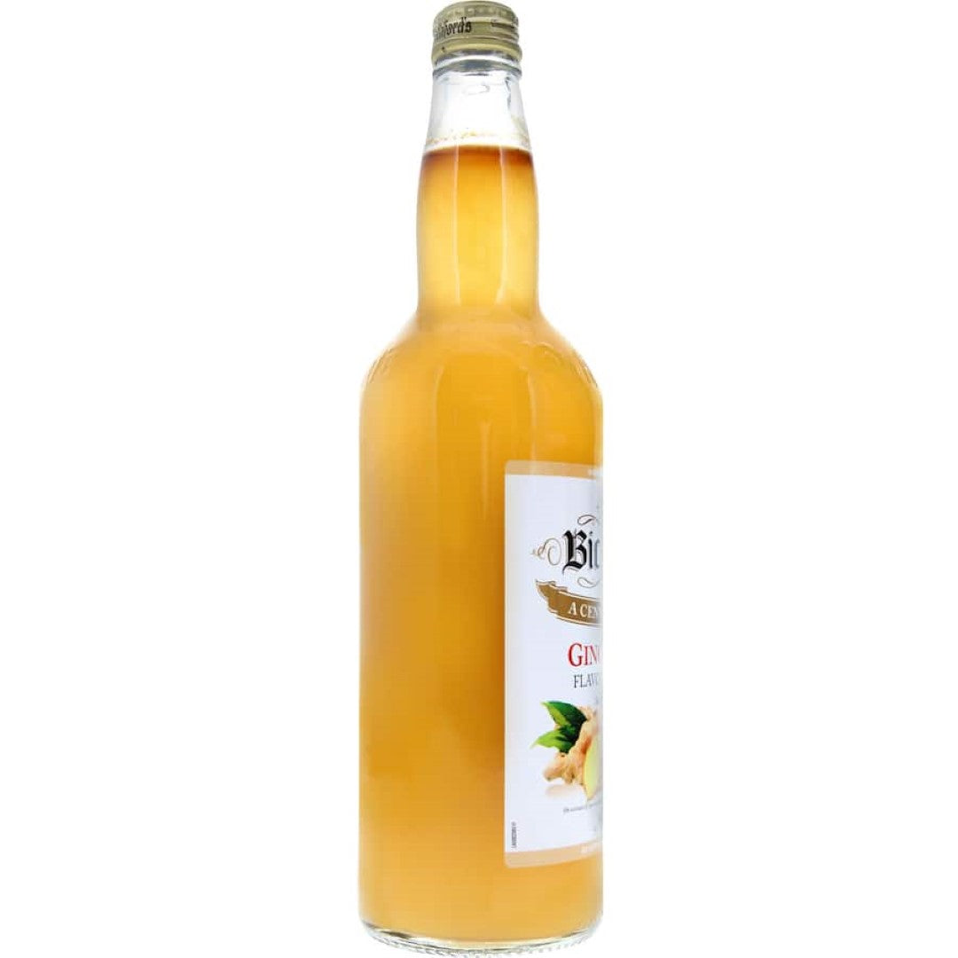 Refreshing Bickford's Cordial Ginger Beer with zesty ginger flavor, perfect for cocktails or solo enjoyment, non-alcoholic.