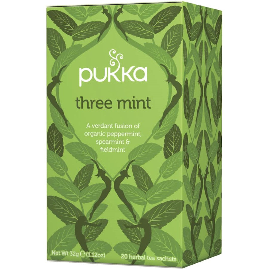 Pukka Herbal Tea Three Mint