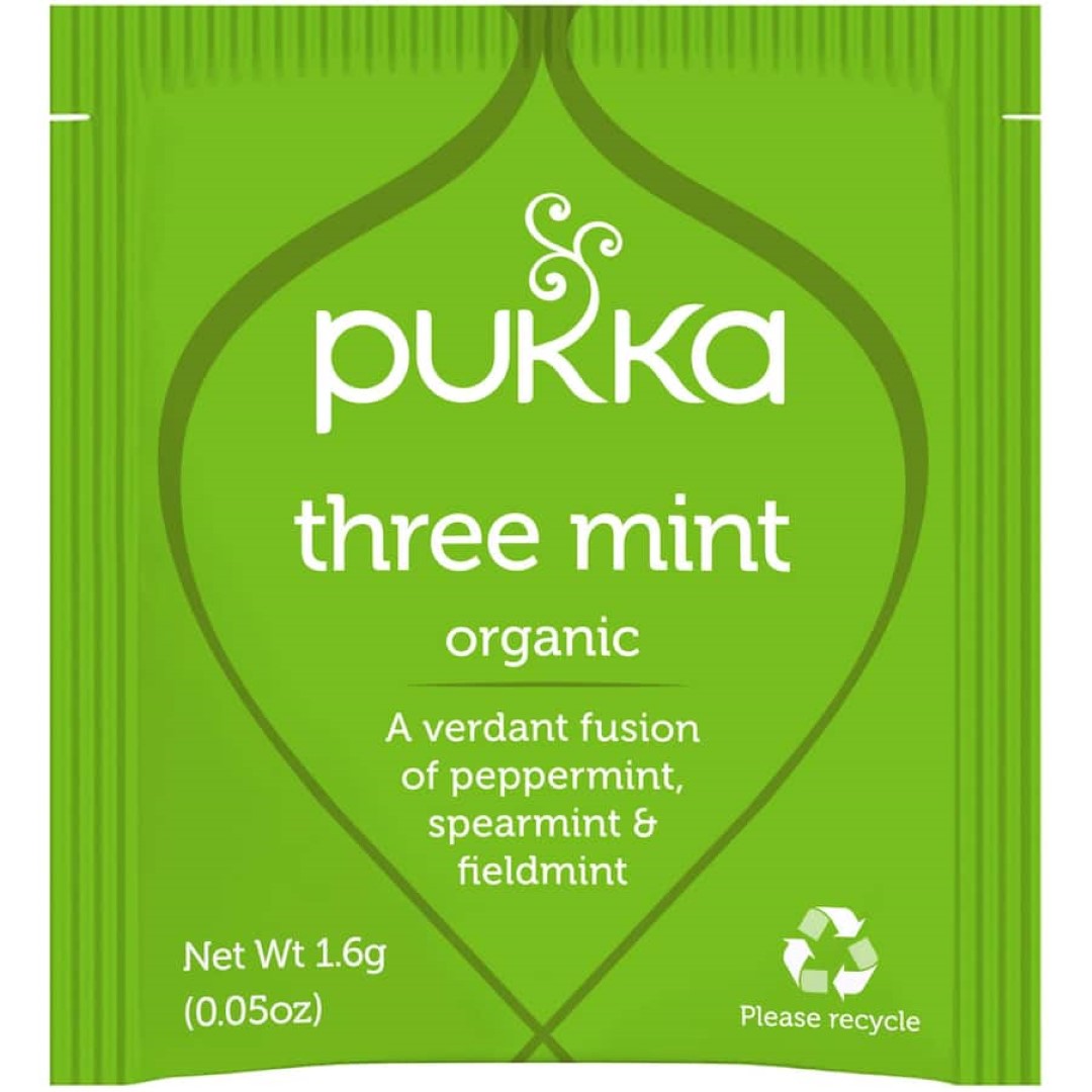 Pukka Herbal Tea Three Mint