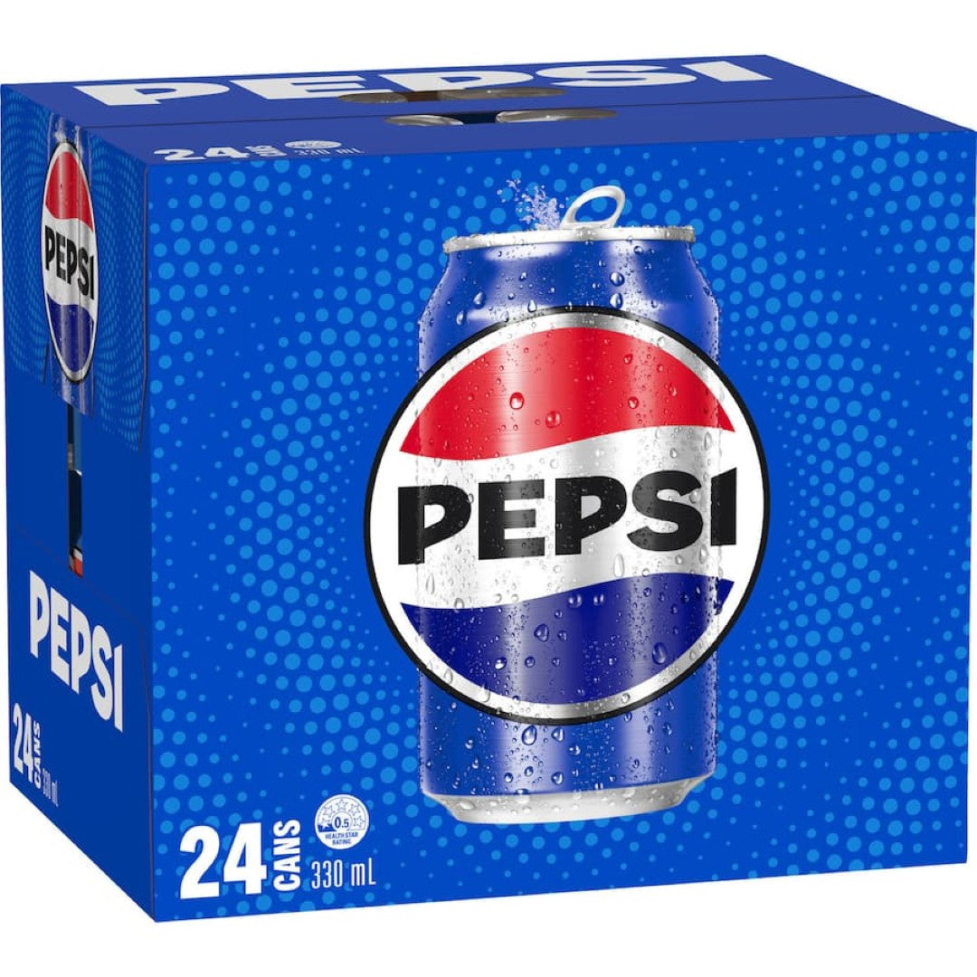 Pepsi Soft Drink  330ml cans 24pack