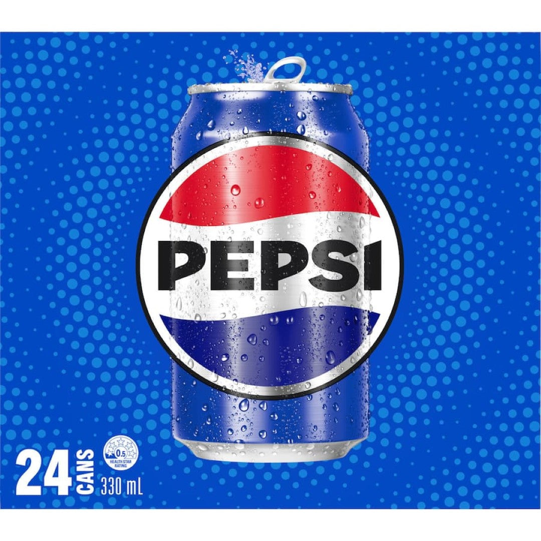 Pepsi Soft Drink  330ml cans 24pack