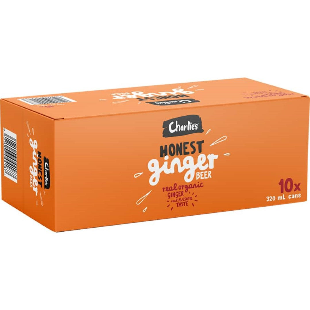 Bubbly Charlies Honest Fizz Ginger Beer featuring natural flavors and zesty ginger, perfect for any occasion.