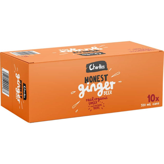 Bubbly Charlies Honest Fizz Ginger Beer featuring natural flavors and zesty ginger, perfect for any occasion.