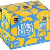 A vibrant bottle of Macs Drink Mixers Lemon Crush, perfect for zesty cocktails and refreshing beverages.