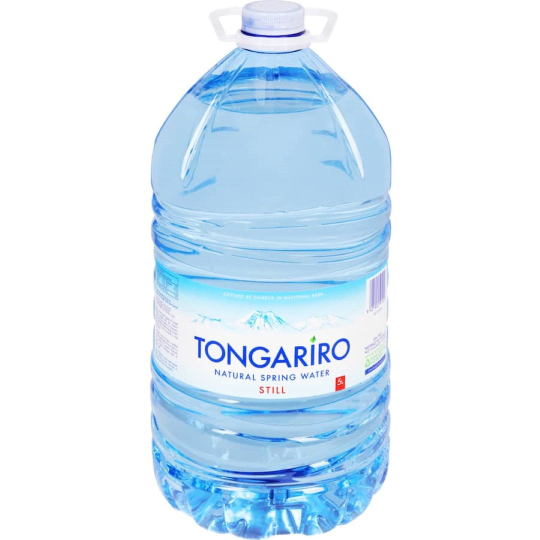 Bottled Tongariro Water Spring Water from New Zealand, reflecting purity, essential minerals, and eco-friendly packaging.