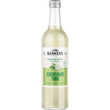 Barkers Elderflower Tonic bottle showcasing its floral design, perfect for enhancing cocktails or refreshing drinks.