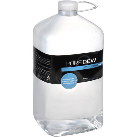 Pure Dew Water Ultra Distilled offers pristine, ultra-distilled water for ultimate hydration and refreshment.