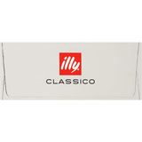 Illy Classico Coffee Capsules in a 10-pack, featuring smooth, mild Arabica coffee for Nespresso machines. Recyclable packaging.