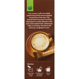 Rich caramel latte mix with quality coffee, crafted for true coffee lovers; no artificial colors or flavors.