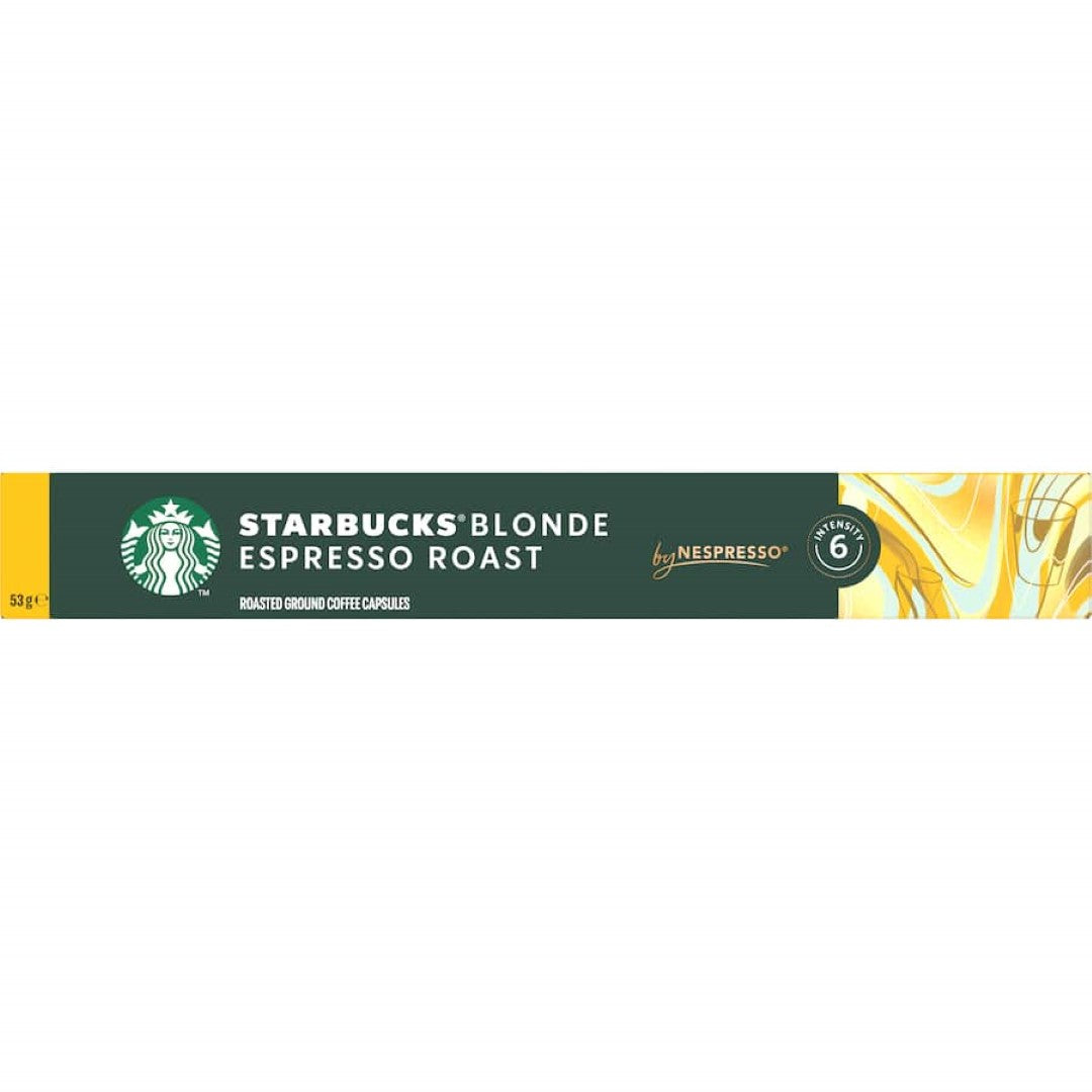 Starbucks Blonde Espresso coffee pods for a delightful brewing experience.