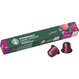 Starbucks Caffe Verona coffee pods feature rich dark cocoa notes, crafted for Nespresso machines, perfect for indulgent coffee moments.