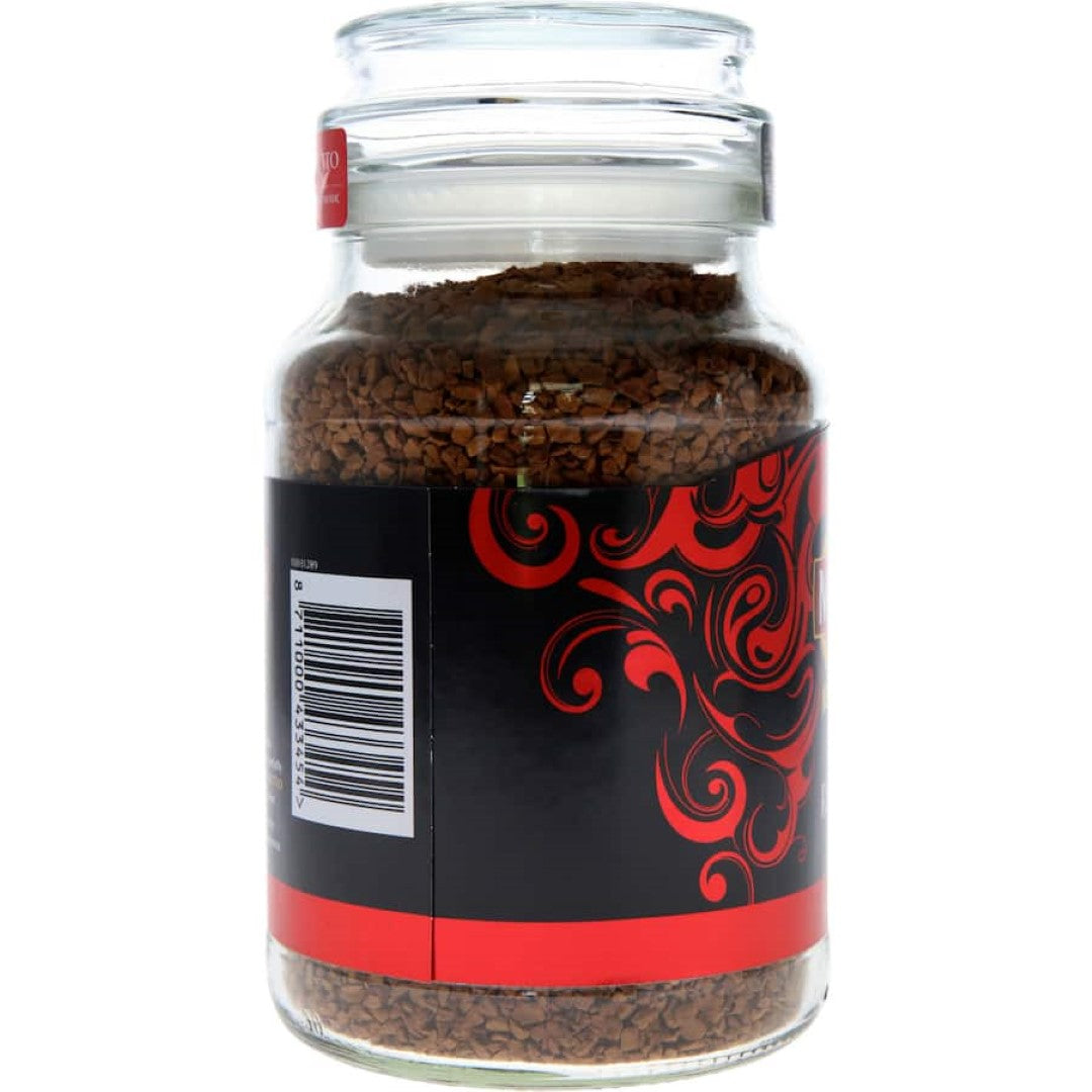 Moccona Ristretto freeze-dried coffee offering a bold, aromatic flavor experience for coffee enthusiasts.