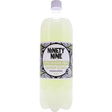 Refreshing Ninety Nine Soft Drink Lemon, 99% sugar-free, offers invigorating citrus flavor without the calories.