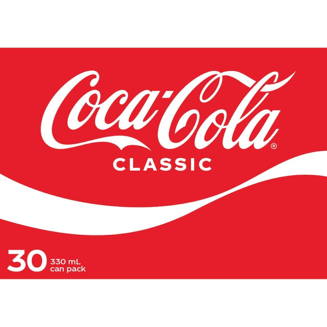 Coca Cola Soft Drink can, showcasing classic refreshment with sweet fizz, perfect for any occasion or meal.