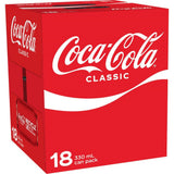 Coca Cola Soft Drink  330ml cans 18pack