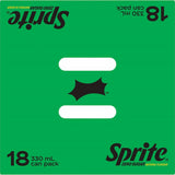 Sprite Lemonade Lemon Lime No Sugar 330ml cans 18pack