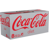 Coca Cola Soft Drink Diet Coke 330ml cans 8pack