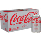 Coca Cola Soft Drink Diet Coke 330ml cans 8pack