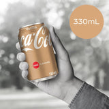 Coca Cola Soft Drink Vanilla 330ml cans 8pack