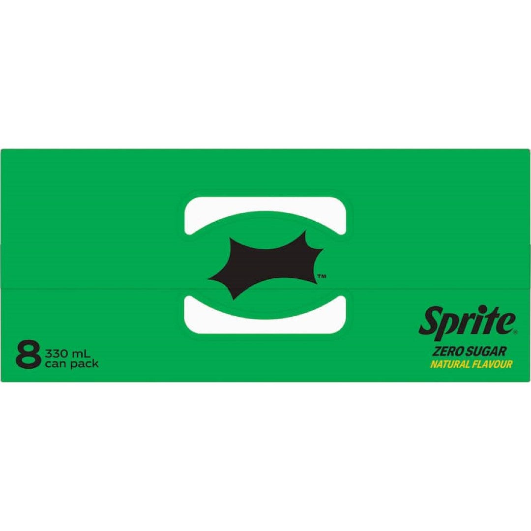 Sprite Lemonade Lemon Lime No Sugar 330ml cans 8pack