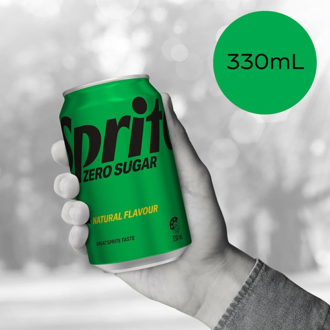 Sprite Lemonade Lemon Lime No Sugar 330ml cans 8pack