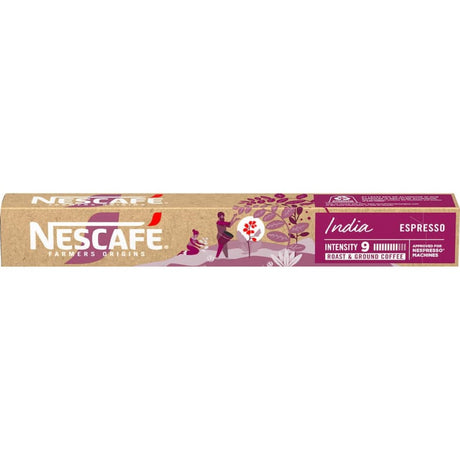 Nescafe Farmers Origins Coffee Pods India, featuring rich cocoa and roasted notes, perfect for coffee lovers.