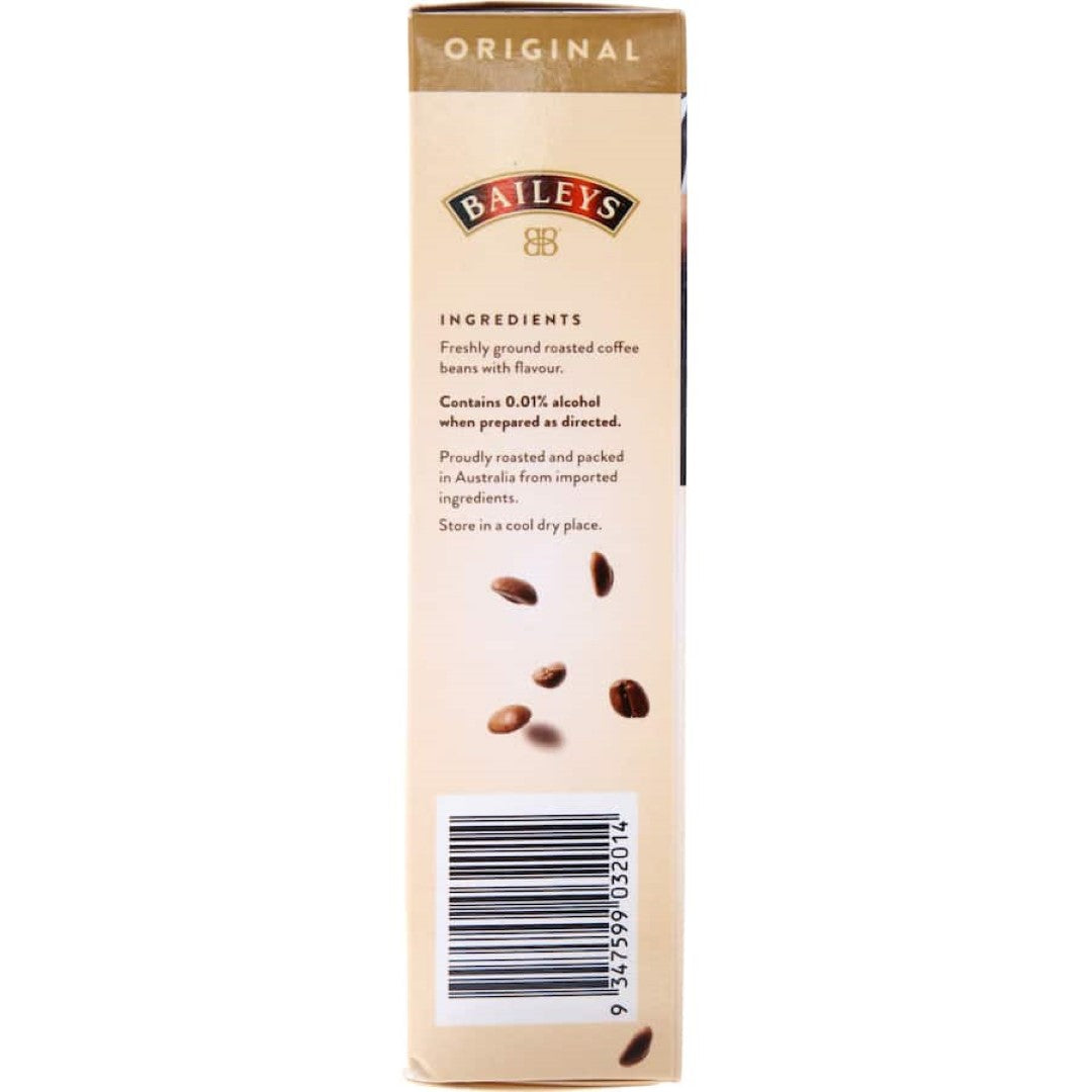 Baileys Coffee Pods Original Pods with rich Irish cream flavor, perfect for a luxurious coffee experience. Pack of 10.