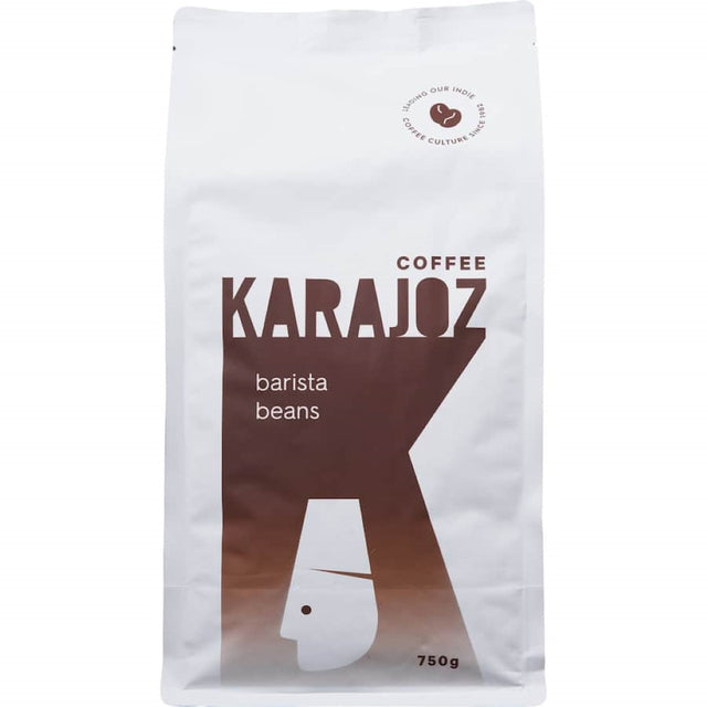 Aromatic Karajoz Whole Beans Coffee for a rich, professional barista experience at home.