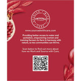 A vibrant herbal tea infusion featuring sweet cranberries and tangy pomegranates, perfect served hot or iced.