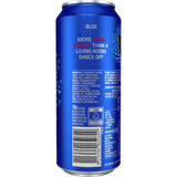 Refreshing V Blue Drink in vibrant blue, rich in vitamins for energy; perfect for any occasion from workouts to parties.