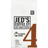 Bold dark roast coffee blend for plunger, French press, and more; rich flavor, premium beans, and eco-friendly packaging.