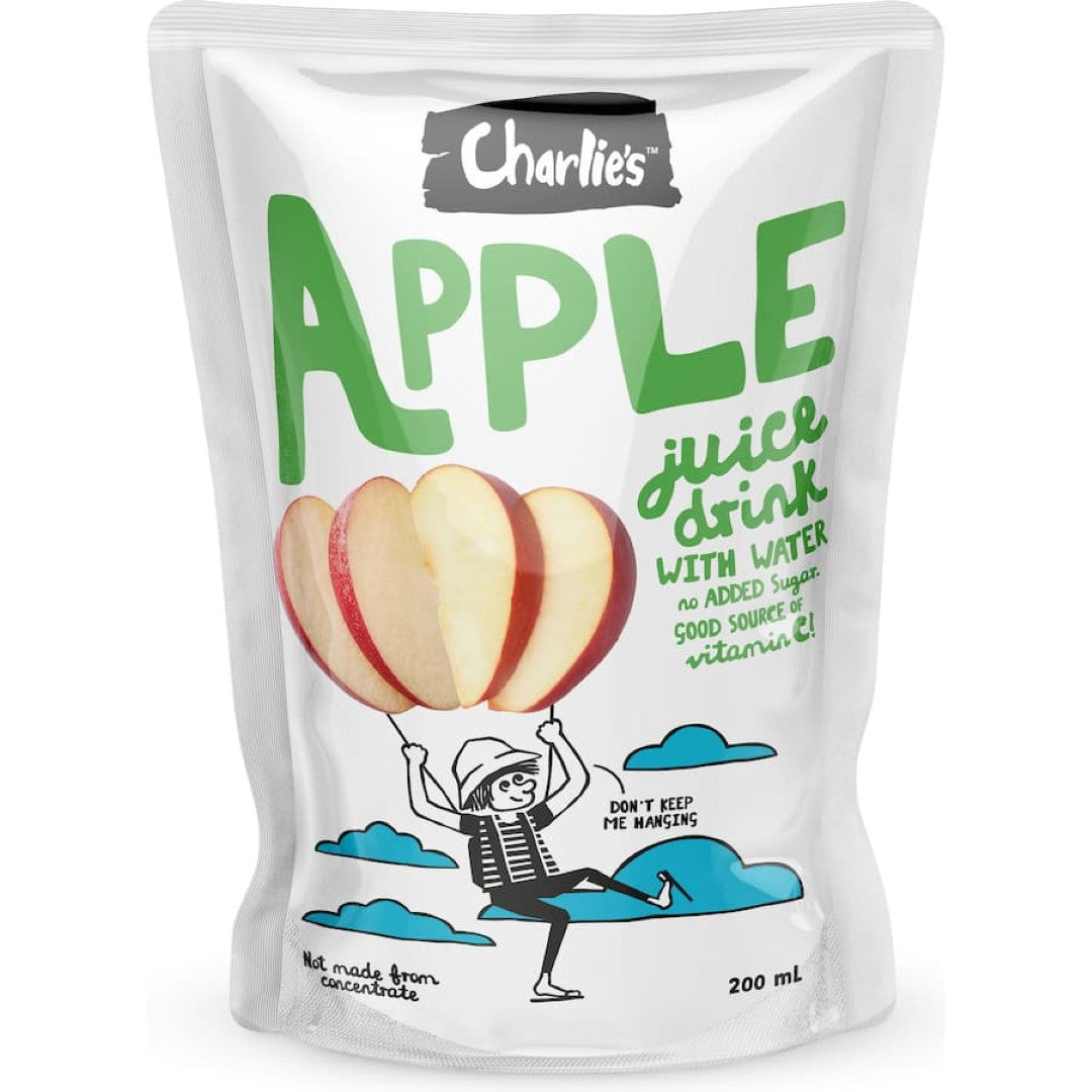 Charlie's Juice Drink Apple Pouch 200mL
