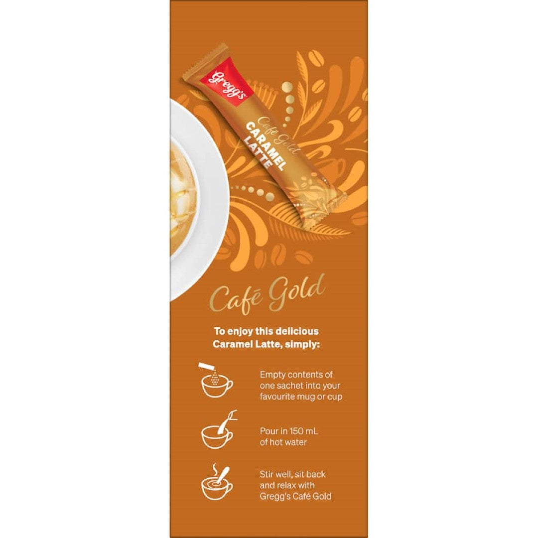 Greggs Café Gold Caramel Latte 10 Sachets