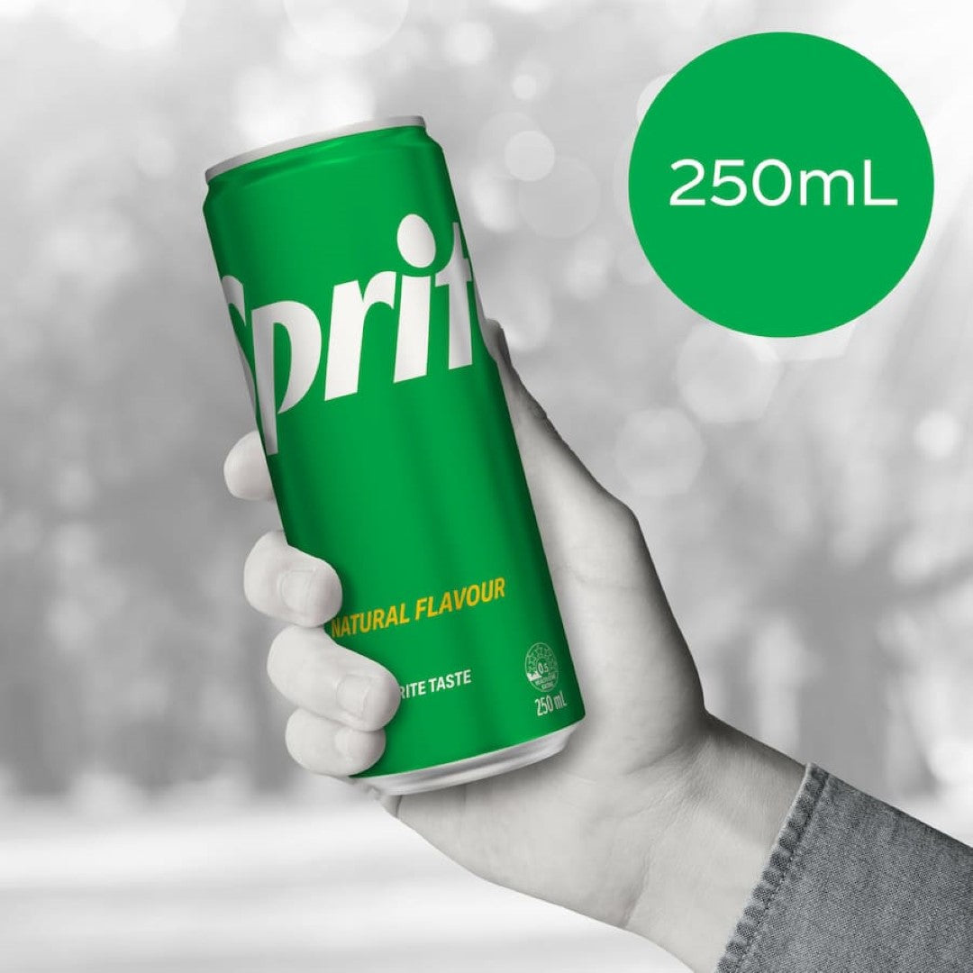 Sprite Lemonade Lemon Lime 250ml cans 6pack